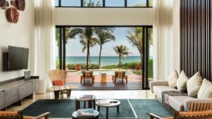 Andaz Mayakoba deluxe ocean view suite at one of the best Mayakoba Golf Resorts