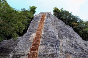 Cobas Largest Pyramid wooden stairs