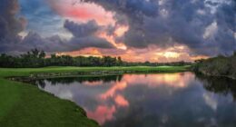 PGA Riviera Maya at sunset is the best golf course in Mexico