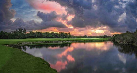 PGA Riviera Maya at sunset is the best golf course in Mexico