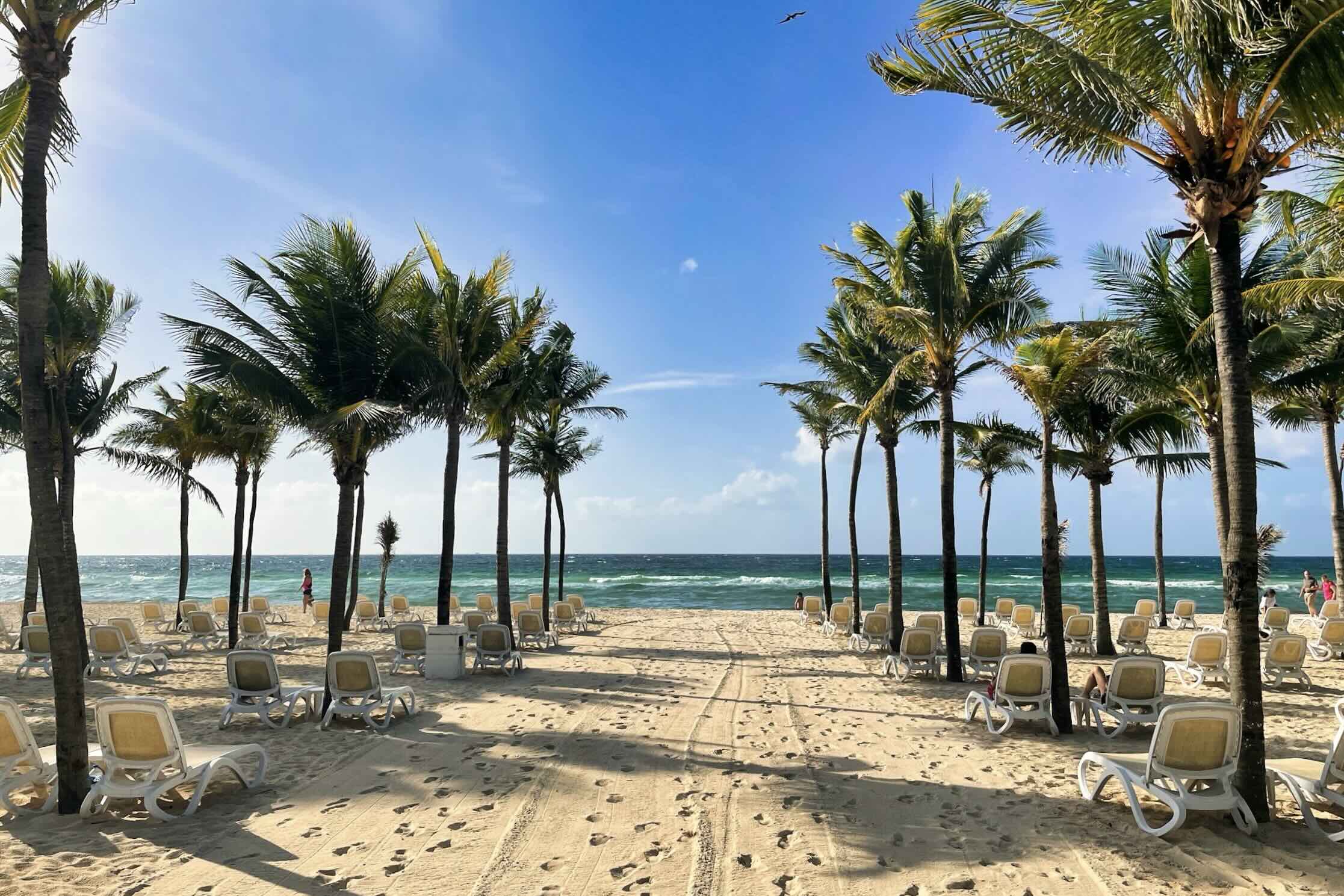 Beach and deck chairs Best beaches in Playa del Carmen Rajiv Perera Unsplash 