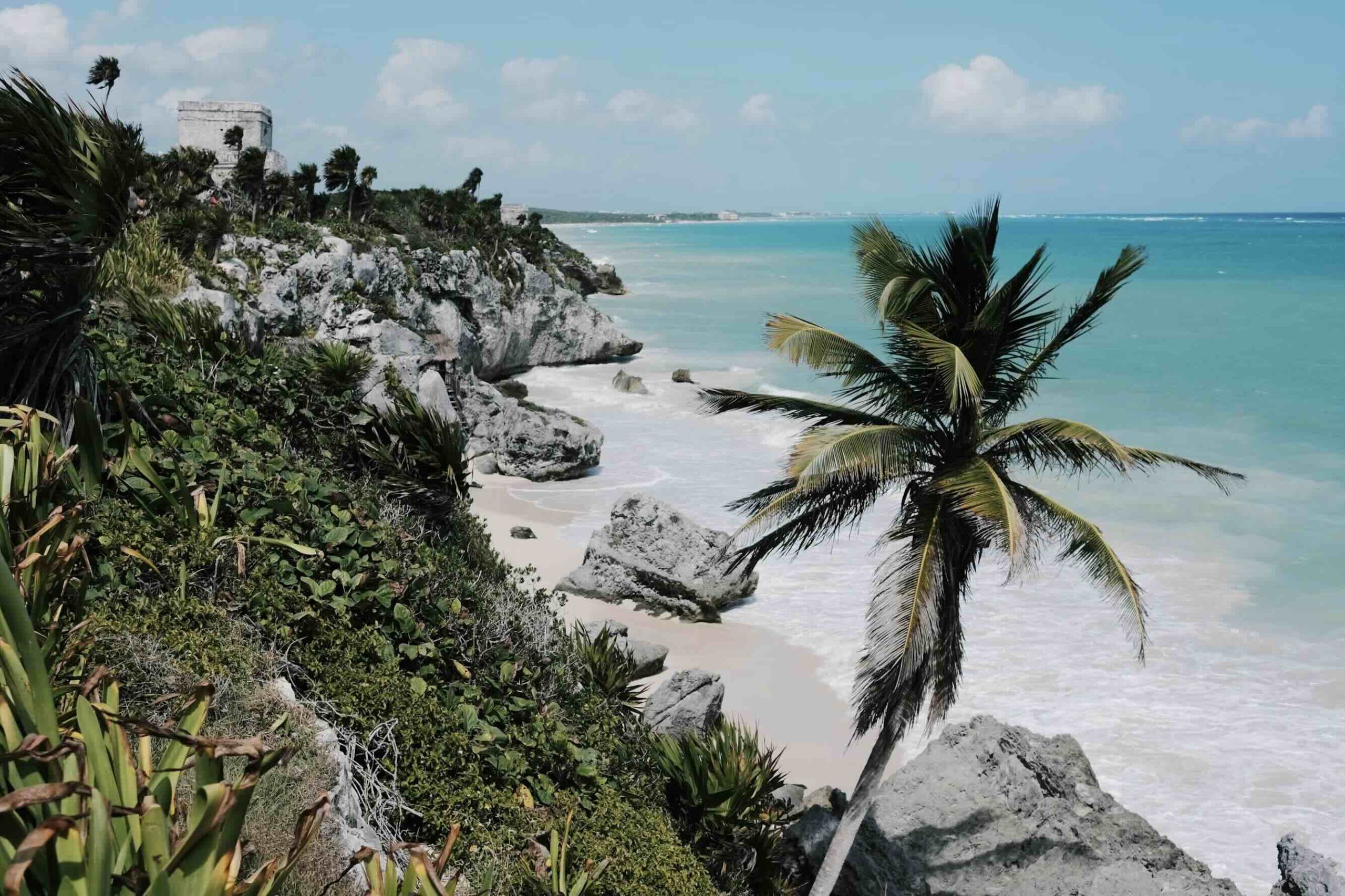 Tulum Beach with Maya ruins Falco Negenman Unsplash