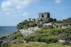 Tulum overlooking water Jonas Lang UNsplash > Riviera Maya Ruins Tulum.jpg