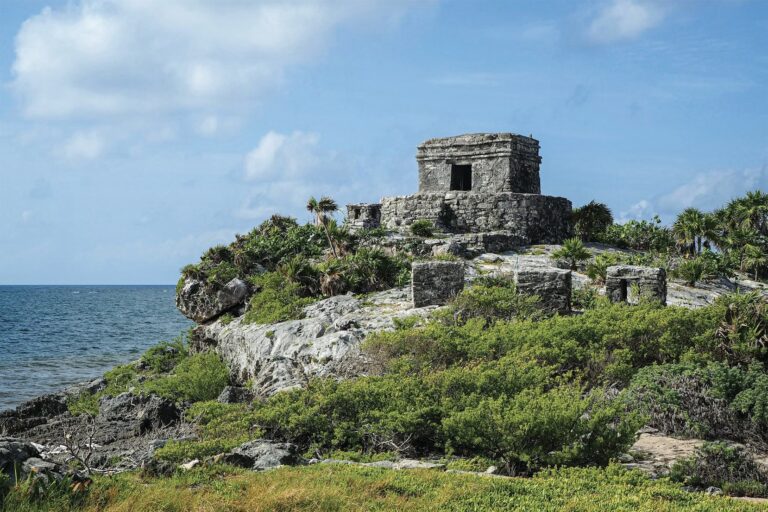 Tulum overlooking water Jonas Lang UNsplash > Riviera Maya Ruins Tulum.jpg