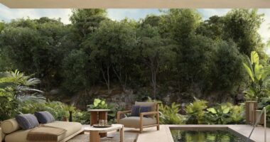 Alila Mayakoba view of garden suite