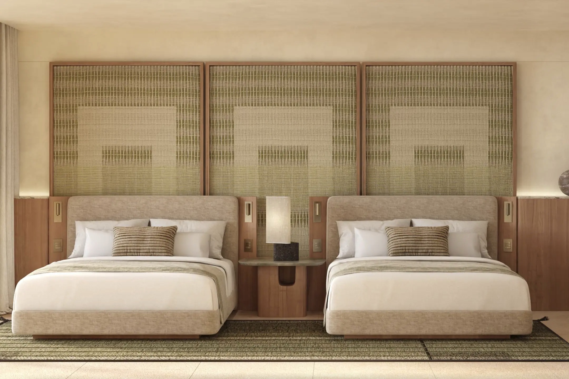 Alila Mayakoba Resort in Riviera Maya twin beds